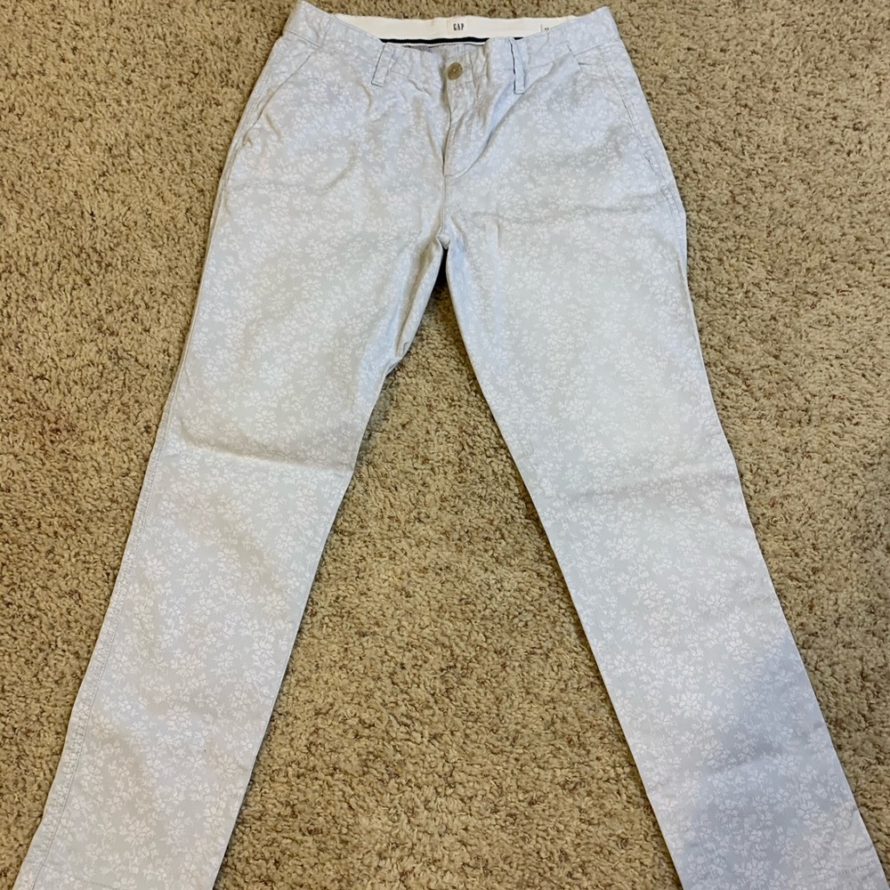 Gap printed chinos